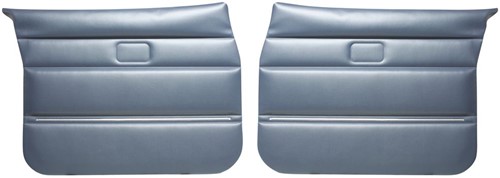 Door panel set left + right front blue Volvo 244/245 000382-000383