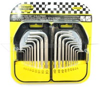 Set à clés hexagonale et torx 18 pcs IB-8499