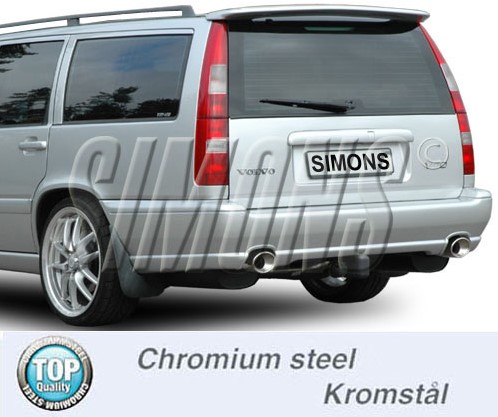 Kit de silencieux d'échappement- à partir de catalyseur Volvo 850 V70(XC) (-00) C70 (-05) AWD turbo 9470673-2