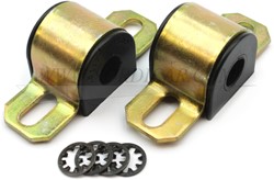Anti-roll bar bushing set- polyurthane Volvo 544 210 140 2 PU bussen + beugels 663131