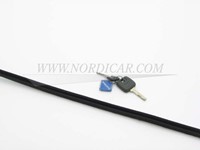 Window channel guide Rail - black- per meter Volvo Ama bovenzijde en B-stijl zijde 663610-2