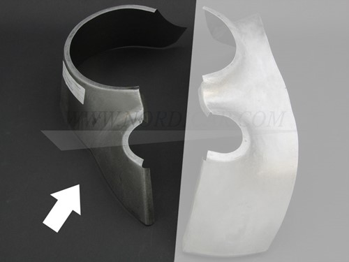 Fender front right Volvo 1800 om koplamp en RAW 664372