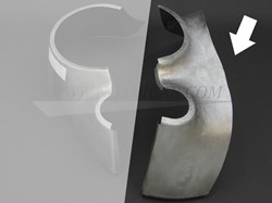 Reparturblech Frontschürze- Rechts Volvo 1800 om koplamp en RAW 664373