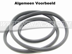 Side glass rubber seal set left or right hand Volvo 130 Favorit 672111