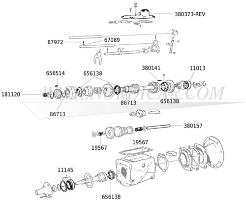 Kugel Schaltwelle- 20.5mm Volvo 444 445 544 210 Ama 1800S E ES 67089-2