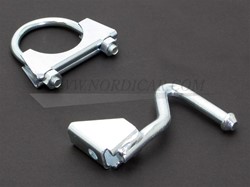 Fixation échappement 48mm Volvo S40 V50 04- C30 07- 4 cilinder 124444