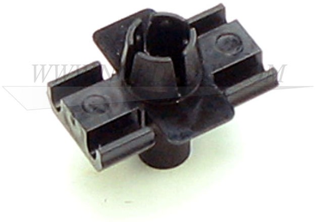 10x Volvo Sill Trim Moulding Clips – White Plastic, OEM 8678010, C30 S40 S80 V50 V70