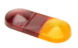 Cabochon, feu arrière orange/rouge Volvo 1800S/E 1212714