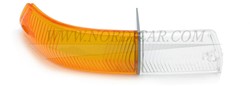 Flasher lens- Right- orange/white Volvo 164 1212731