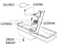 Oliepompring rubber Volvo B18 B20 B30 B19 t/m B230 418360-2