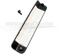 Fuse box cover- black with clip Volvo 240 260 1979-1993 1225697-2