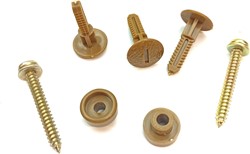 Kit de montage pour pochette de porte pour carte beige et marron Volvo 240 260 ('78-'93) 581401