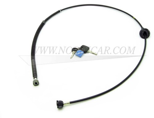 Kilometerteller kabel Volvo 240 260 VDO teller L=1510mm 1234255
