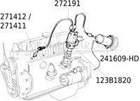 Bougiekabel set Volvo 544 210 Ama 140 B16/18/20 272191-2