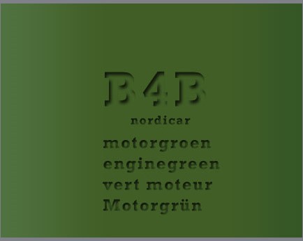 Motorlack grün 0,2 Liter Volvo 444 445 B4b 12412