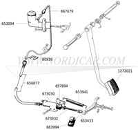Koppeling veer bev. plaat Volvo Ama 1800 657894-2