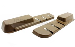 Compartiment de rangement porte -marron, avant gauche et droite Volvo 240 260 1978-1993 1294808