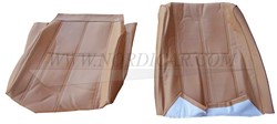 Seat cover set- beige Vinyl- seat and back Volvo 240 260 1981-1993  1295012