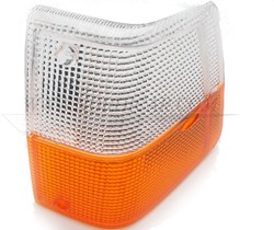 Richtingaanwijzer glas Linksvoor Cibie oranje/wit Volvo 240 260 81-93 1307453