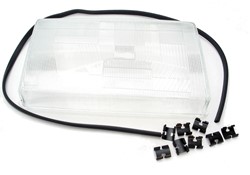 Headlamp glass- Right Volvo 240 260 81-93 1312059