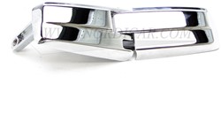 Luggage compartment lid: hinge- Left- chrome Volvo 145 245 chroom 1315550