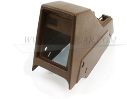 Accoudoir Central Réglable Pour Volvo 240 260 340 Etc. - Noir Simili Cuir, Neuf