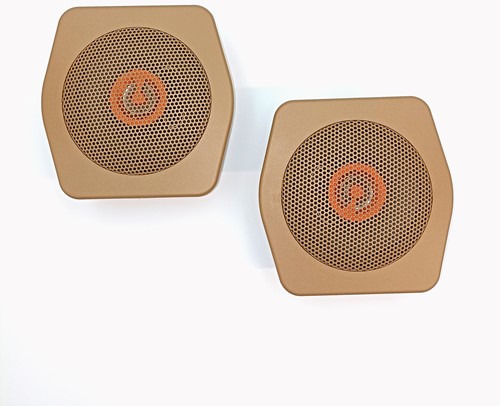 Speaker set 2 pieces front door HT-204 beige Volvo 240 260 1384636