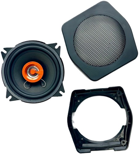 Ensemble de haut-parleurs 2 pièces pour porte avant HT-204 noir Volvo 240 260 1384636-2