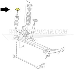 Veerschotel Boven Volvo 850 S/V70 -00 1387906