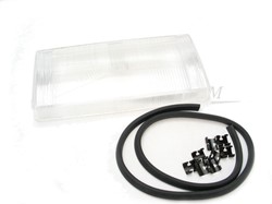 Koplampglas Rechts Volvo 740 84-89 760 82-87 (glaslengte 36cm) 1392837