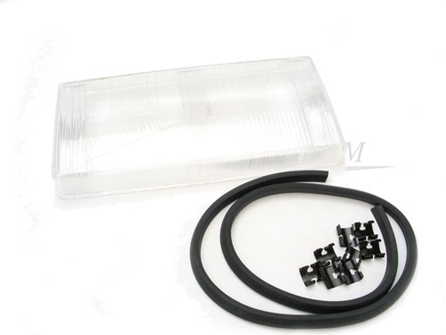 Verre de phare avant droit Volvo 740 84-89 760 82-87 (glaslengte 36cm) 1392837