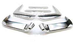 Pare choc – Jeu de avant et arrière Inox Volvo P1800 ('61-'64) 664654