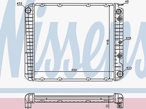 Radiator Nissens Volvo 240 740 940 8603894-3