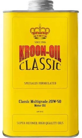 Motoröl 20W50 Kroon oiL 5ltr, für Oldtimer und Klassieker Volvo B4B B16 B18 B20 B30