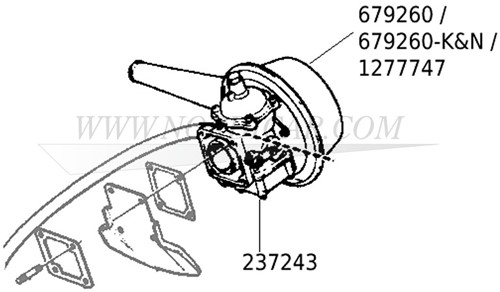 Carburateur 175CD B18A Volvo 210 Ama 140 237243-2