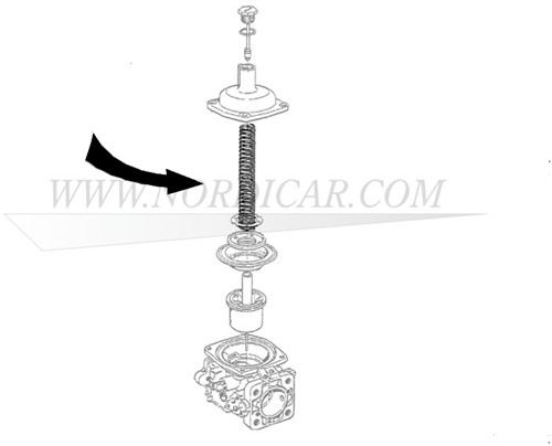 Vergaser Feder Stromberg -Gebrauchtteil Volvo Ama 1800 140 164 B20 B30  237358