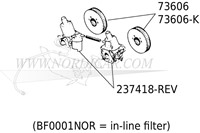 Luftfilter dünn Volvo 544 Ama 1800S B18 SU HS6 73606-3