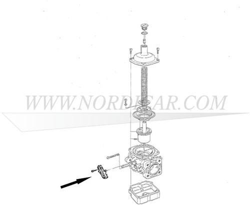Temperaturausgleich Vergaser -Gebrauchtteil Volvo Ama 1800 140 164 B20 B30 stromberg 237474