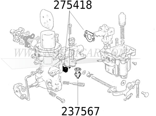 Vlotterventiel 1.75 Volvo B18 B20 B30 237567-3