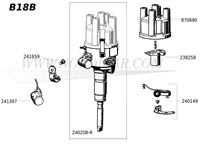 Verdeelkap bevestiging set Volvo B18 B20 B30 -74 241659-3