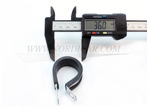 Brake booster clamp with rubber inlay Volvo Amazon tbv Lockheed 25690132-2