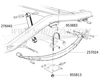 Écrou de bride Volvo 445 210 955813-2