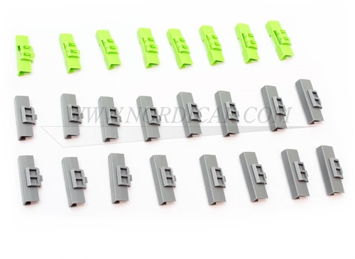 Front windscreen trim clamp set- plastic Volvo 240 260 ('81-'90) 270148