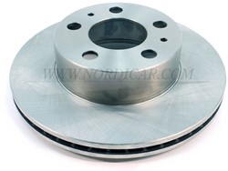 Remschijf Voorzijde 262mm Girling geventileerd Volvo 240 260 1975-1993 Girling 270739