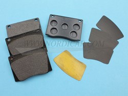 Brake pad set Front- mintex racing Volvo Amazon P1800S -1968 enkel remsysteem 270987