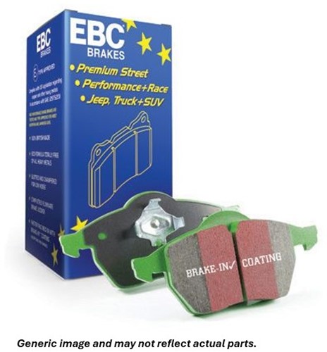 Bremsbelagsatz Hinterachse EBC Greenstuff Volvo P1800 ('70-) 140 164 240 260 270164-3