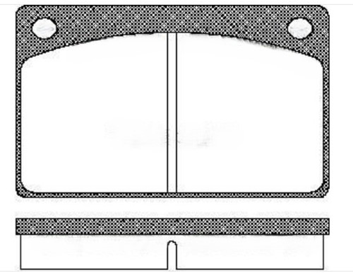 Bremsbelagsatz Vorderachse EBC Redstuff Volvo Amazon P1800 (69-) 140 164 240 260 271739-2
