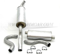 Exhaust silencer set Volvo 740 940 Volvo 740 760 940 960 272259