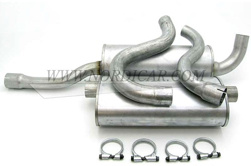 Système de silencieux Volvo 740 760 940 960 -94 turbo 16V 272261