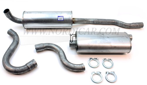 Kit de silencieux avant d'échappement- 4-pièces Volvo 740 760 940 960 272263
